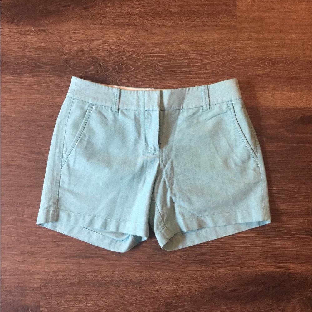 J.Crew Women’s City Fit Shorts Sz 0 Mint Green
